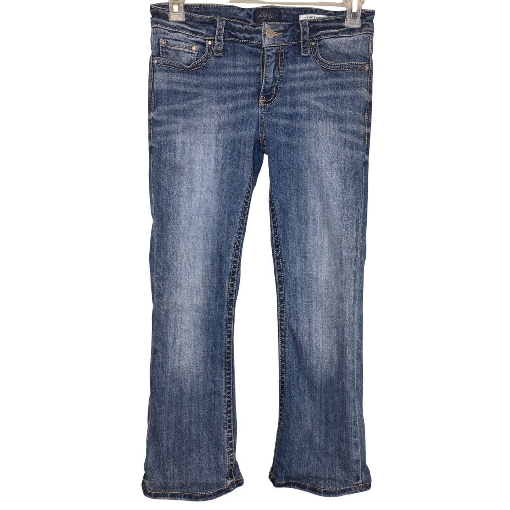Daytrip Lynx‎ Bootcut Jeans Womens 28S Medium Wash Blue Flap Pocket Denim Pants